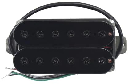 1PC Double Coil Humbucker Pickup E-Gitarre Passive Pickup Bridge oder Neck Position Tonabnehmer Playing Accessories(52 Bridge Black)