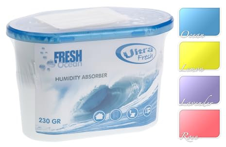 4 deumidificatori con profumo per ambienti fino a 50 m², deumidificatore granulato, deumidificatore