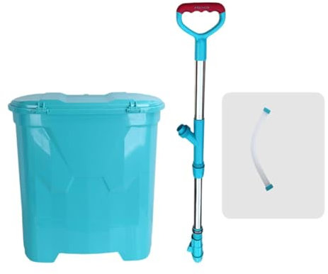 Qianly Spandiconcime Manuale da 25 Litri per Fertilizzanti Granulari con di Trasporto a Zaino, Stile B