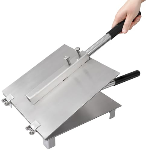 Vivicreate 10 Inch Stainless Steel Tortilla Press Heavy Duty Roti Maker Dough Press for Taco Pizza Tortilladora de Acero Inoxidable Prensa para Tortillas Roti Pizza