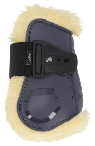 ARBO-INOX Streichkappen Soft mit Schnellverschluss und Airflow-Neoprenfutter anatomisch geformt (Navy, Pony)