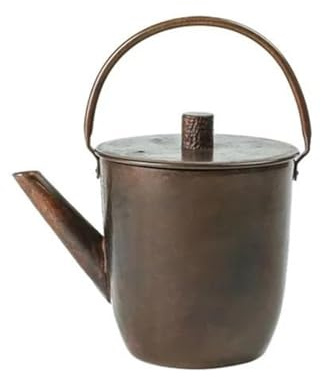 Afternoon Tea Set Pure Copper Teapot Water Kettle Retro Tea Pot Boiler Outdoor Drinkware Tableware 1L Tea Sets