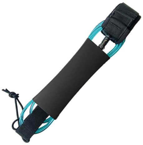 Buhdjfnke Fissacavi per Tavole da Surf, Leash per Tavole da Surf, Pagaie da Stand Up Paddle, Leash per Tavole da SUP, Accessori per Surf e Longboard Blu.