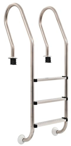 Lumanois Pool-Leiter 3 Stufen 120 cm Edelstahl 304,9.95kg,91733