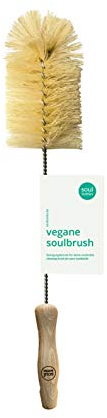 soulbottles soulbrush • Reinigungsbürste für Flaschen • Flaschenbürste, natur, vegan, plastikfrei