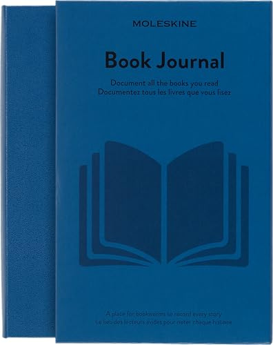 Moleskine Book Journal, Taccuino A Tema per Collezionare e Organizzare i Tuoi Libri, Copertina Rigida, Formato Large 13 x 21 cm, 400 Pagine