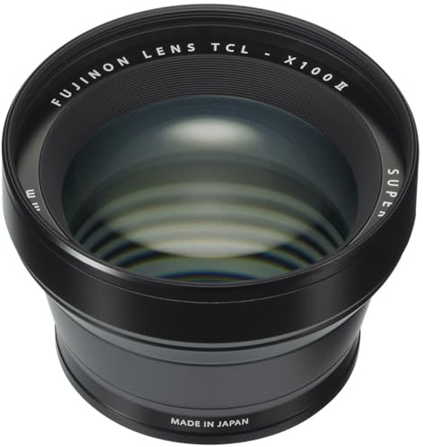 Fujifilm Fujinon Tele Conversion Lens for X100 Series Camera, Black (TCL-X100 B II) (Renewed)