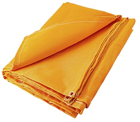 PJDDP Feuerfeste Löschdecke mit Ösen, Brandschutzdecke aus Glasfasertücher beständig bis 1000 ℃, Notfall-Feuerdecke für Zuhause,Küche,Kamin,Auto,Lager,2.4x2.4M/8x8FT