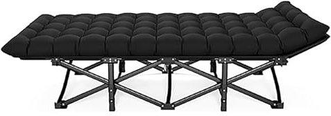 Tragbares Campingbett für Erwachsene mit Kissen, leichtes Reisebett, Belastung 200 kg, ideal für Schlafzimmer, Büro und Camping im Freien