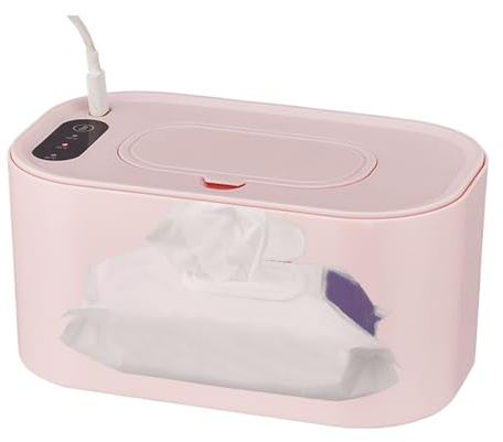 Calentador de toallitas húmedas - Dispensador de toallitas para bebés, calentadores de toallitas eléctricos, dispensadores de higiene de carga USB, calefacción higiénica para pañales con pantalla de