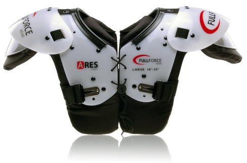 Full Force Wear American Football Ares Youth Speed Position QB/WR/Skill axelplatta, storlek XL