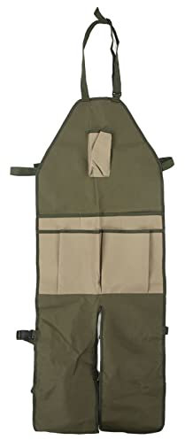 Kuuleyn Tablier De Protection des Jambes De Jardin, Tablier De Travail, Multi-Poches, Résistant à la Saleté, Résistant à l'usure, Tablier De Travail Portable pour Potiers Et Tatoueurs(Un)