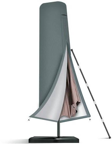 Seydrey Custodia protettiva per ombrellone da 2 m, 4 m, 420D, con asta per Ø 200 cm, Ø 300 cm, Ø 400 cm (250 x 74 x 35)
