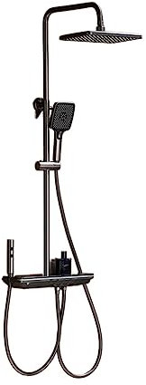 Panneau de douche, LED Système De Douche Numérique Moderne Salle De Bains Affichage De La Température Robinet De Douche Ensemble Rainlfall Salle De Bains Mélangeur Bidet Ensemble De Douche