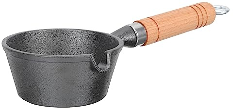 OFFSCH Sartén Pequeña De Hierro Resistente Deformación Ahorrar Esfuerzo Utensilios De Cocina para Calentar Aceite