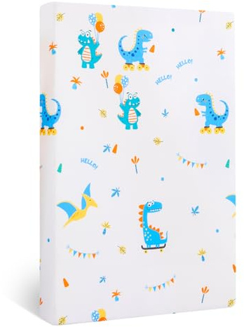 lasoftan Pack and Play Mattress - 38 x 26 Soft Breathable Portable Mattres Waterproof & Washable Perfectly fits Pack n Play