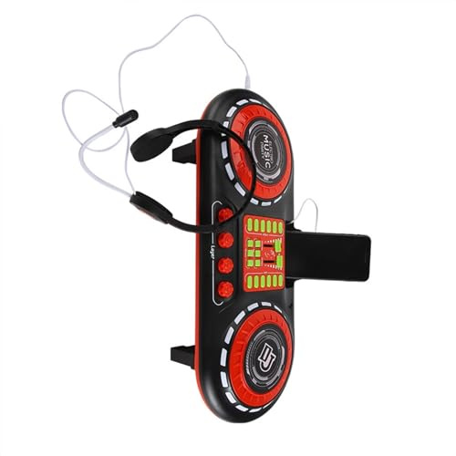 Kids Electronic Mixer Equipment With Karaoke Microphones Builtin Music Effects And Portable Rechargeable Battery Kids Dj Mixer