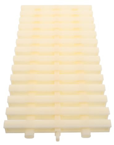 NUOBESTY Tapis de Drainage Protection Imperméable et Antidérapante en Plastique Beige Résistant à L'usure pour Boîte aux Lettres pour Zones Pluvieuses ou Humides en Extérieur