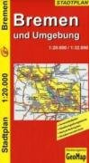 GeoMap Stadtpläne, Bremen und Umgebung: Innenstadtpl., Stadtumgebungskte., Nahverkehrspl., Straßenverz.
