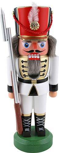 soldat Casse-Noisette, blanc - 22cm / 8.6inch