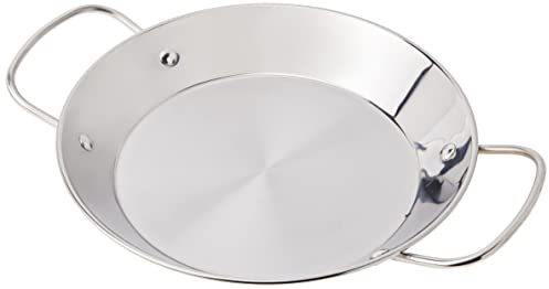 IBILI Premier Paella Pan, 28 cm, Stainless Steel, 2 Servings, Suitable for Induction Hobs