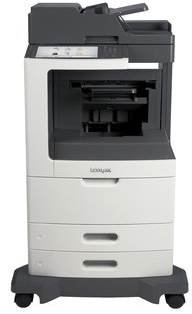 Lexmark MX811DFE Multifunktionsgerät (Scanner, Kopierer, Drucker, Fax, 1200x1200 DPI, USB 2.0)