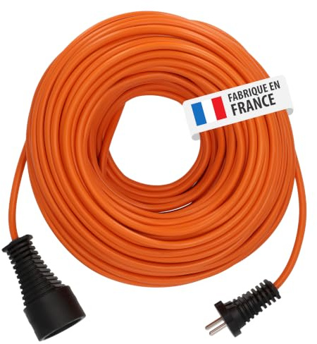 Brennenstuhl Verlängerungskabel H05VV-F 2 x 1,5 orange, Orange, 1162201
