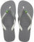 Havaianas Brasil Mix, Infradito Unisex - Adulto, Steel Grey White White, 39/40 EU