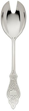 Robbe & Berking Fourchette à Salade Ostfriesen, Grande (plaqué Argent Massif 150 g)