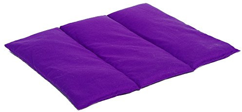 Coussin aux pépins de raisins - Taille 40x30-3 compartiments - violet - Coussin thermique - Coussin aux graines - Compresse froide -
