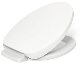 KOHLER 10349-0 PureWarmth Heated Elongated Toilet Seat, Soft Close Toilet Seat, Quiet-Close, Slow Close, Night Light, White