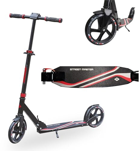Schildkröt® City Scooter Street Master 200mm Red