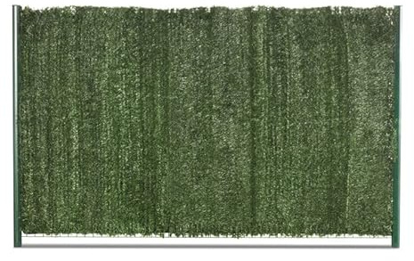 EASY CLOTURE Haie synthétique occultante 129 brins Premium - H1.2m x L 3m - Clôtures décoratives - Ornements de Jardin