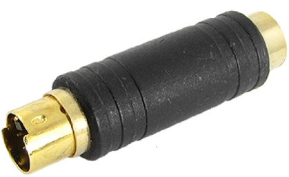 Aexit 4pin S-Video Female to Male Connector Converter Adapter (279e669601806ae02f5701b23641c371)