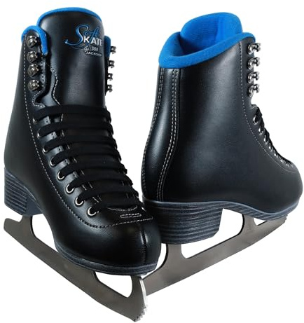 Jackson Classic Black SoftSkate 380 Womens/Girls Ice Figure Skates - Womens Size 6.0