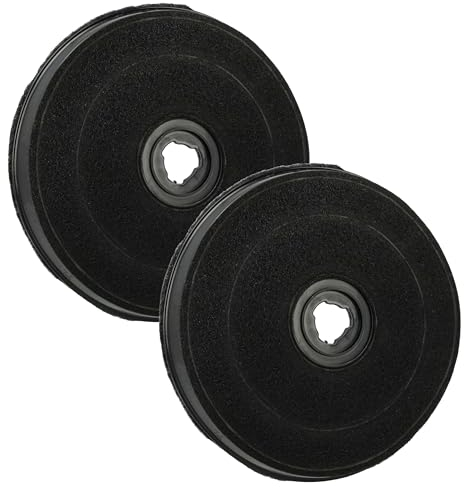 vhbw 2x Filtre à charbon actif compatible avec Arthur Martin AFT630 - ECO E233, AFT630N - ECO E233, AFT640 - ECO E233 hotte de cuisine