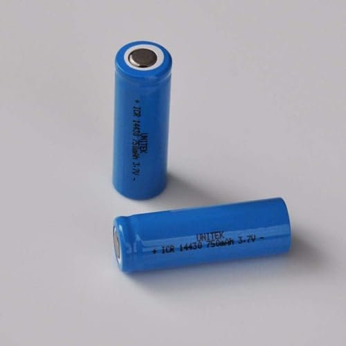 Batterie Rechargeable Au Lithium-ION 3.7 V 14430 4 / 5AA Cellule Li-ION Baterias Pilas 750 MAH pour Appareil Numérique De Lampe De Poche-4 Pièces