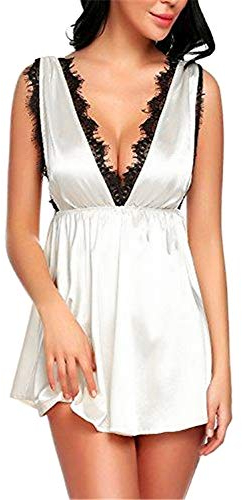 WILLBEST Dessous Damen sexy unterwäsche Set seiden Boxershorts wäsche männer brautunterwäsche Set Oberteil Babydoll Bustier Sex Dessous kniestrümpfe skims Set sexy Body still BH rückenschmerzen