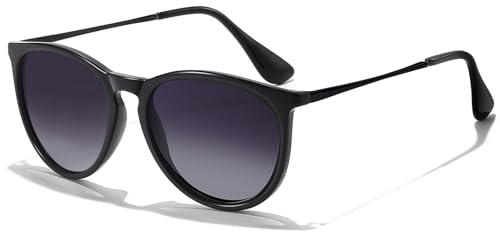 CHBP Polarized Sunglasses for Women Men - Trendy 2026 Vintage Classic Retro Round Mirrored Lens Designer Style