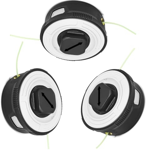 VBSYBO 3 Stück FSA 57 Trimmerkopf C 3-2 kompatibel mit Stihl Unkrautfresser Kopf C3-2 FSA57 FSE52 FSE 52 Rasentrimmer FSA 57 Ersatzspule 4009 710 2106