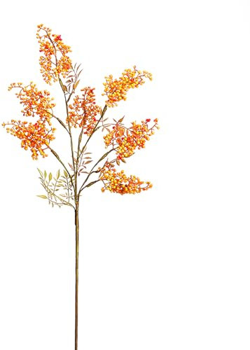 ZHDOKA Branches de Baies Artificielles, Pics de Baies à Tige Longue de 29,5 Pouces, Bouquets de Baies de Noël en Faux Houx, Bouquets de Fleurs de Baies d'automne, Bouquets de