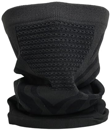 Cache-cou d'hiver demi-masque de moto coupe-vent avec bouche, en maille respirante et résistante au froid, cagoule bandana pour ski, moto, randonnée, cyclisme, homme, femme, adulte