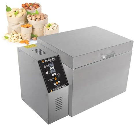Electric Coffee Roaster, Stainless Steel Coffee Bean Roaster for Baking Coffee, Chestnut, Peanut, Grains, Adjustable Time and Temperature,2000g