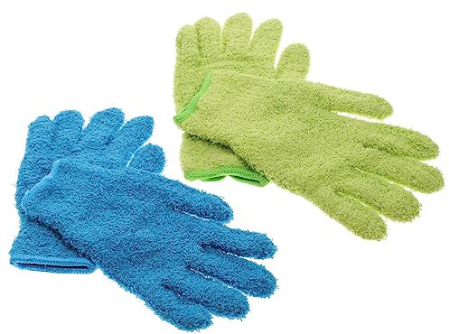 BEBEMOKO 4stücke Mikrofaser Handschuhe Für Staubreinigung Lkw Und Auto Reinigung Haushaltsreinigung Praktisch Für Fenster Und Möbel