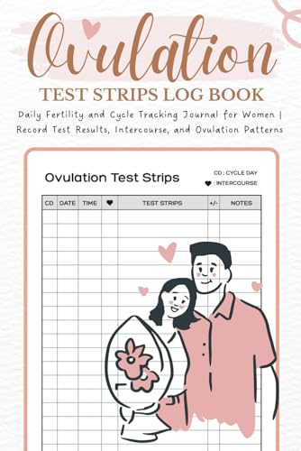Ovulation Test Strips Log Book: Daily Fertility and Cycle Tracking Journal for Women | Record Test Results, Intercourse, and Ovulation Patterns