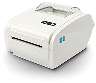 BDSHGRDH Impresora fotográfica， Mini Impresora de Etiquetas 110 mm, USB con Bluetooth, Adhesivas código Barras, envío exprés, for logística y Oficina(USB White)