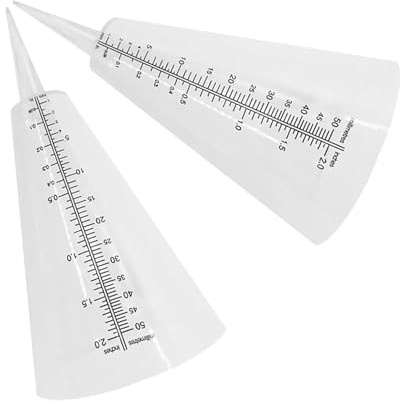 Kichvoe Pluviomètre en Plastique Lot de 2 Gobelet Doseur Gradué pour Jardin et Arrosage Facile à Lire