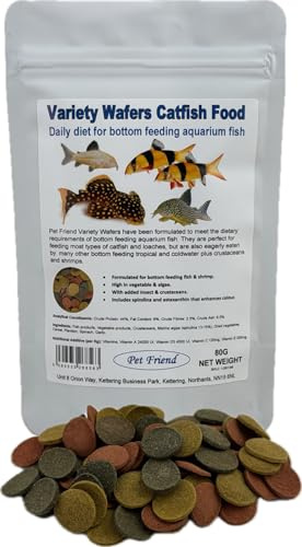 Pet Friend Variety Wafer Mix 80g Bottom Feeding Aquarium Catfish Troical Fish Food