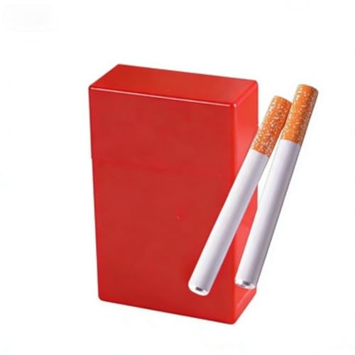 Racocou Fake Bubble Cigarett Antistress Toy - Mini Bubble Wand Box för män och kvinnor, kontorsfestpresent (inkluderar 2 förpackningar), röd