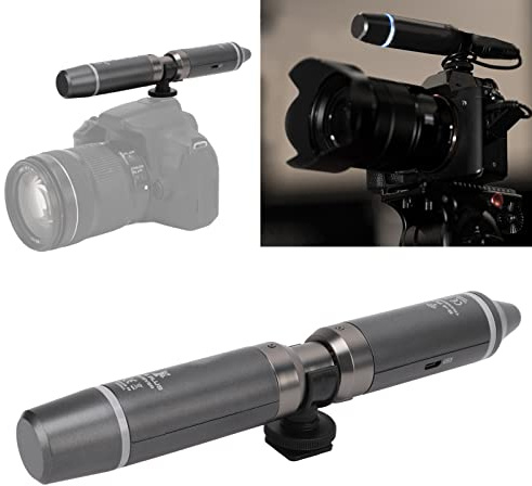 TianfuSpanda Transmisor XLR inalámbrico Estable, Receptor inalámbrico XLR Compacto, Sistema de micrófono de 2,4 GHz con 7 Horas de Trabajo Continuo para presentaciones en Vivo y en Estudio